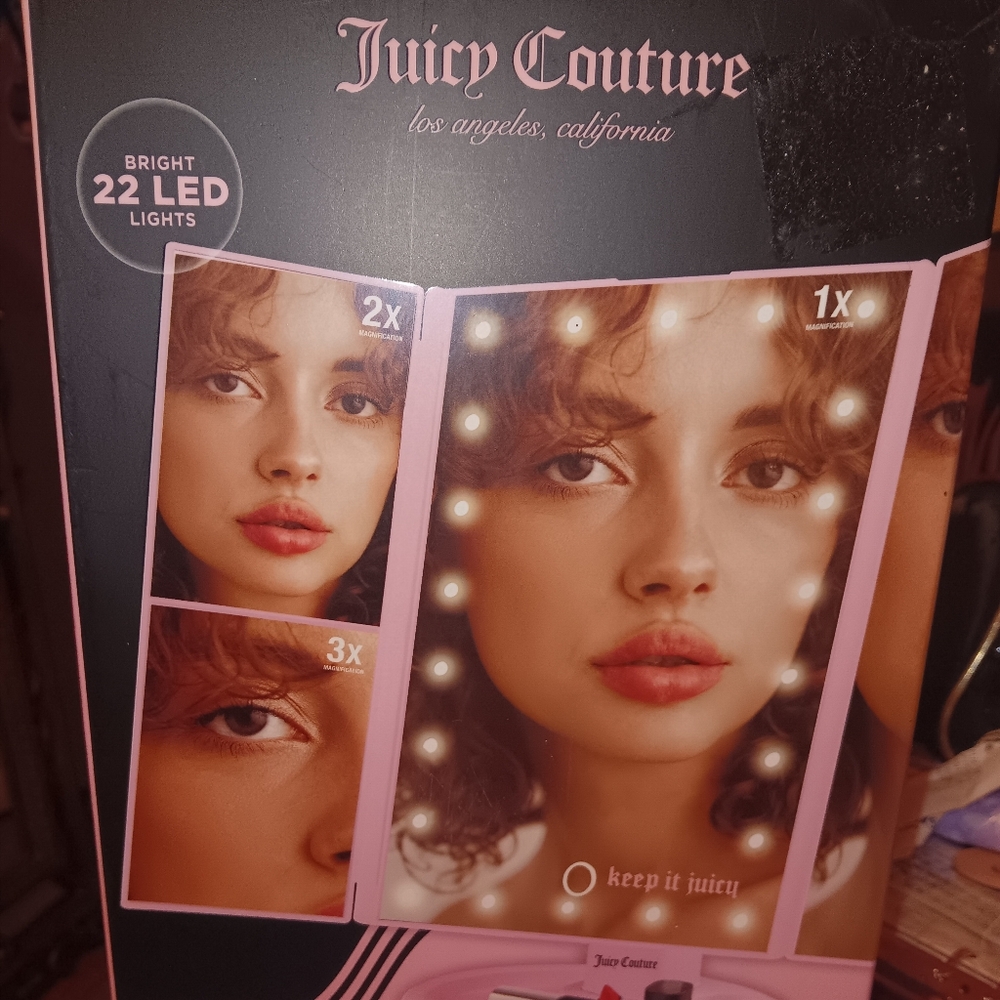 Juicy Couture Pink LED Vanity Mirror